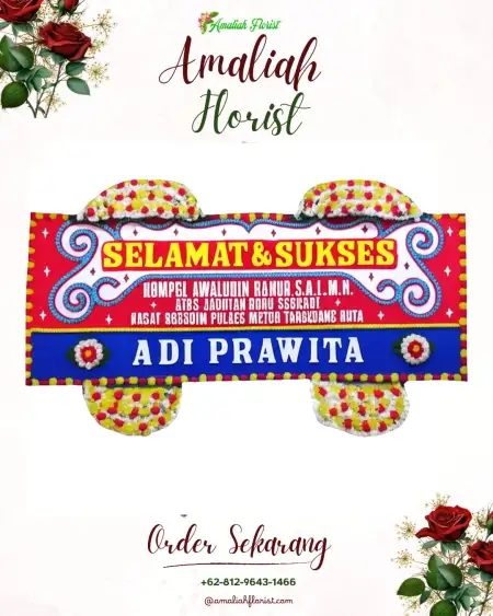Papan Bunga Ucapan Selamat Sidomoro